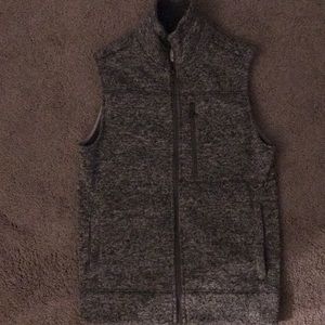 Heather gray vest